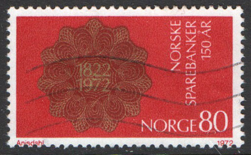 Norway Scott 582 Used - Click Image to Close